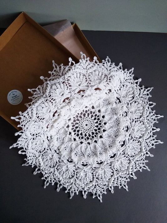 🍽️ N°21 Crochet Textured Doily