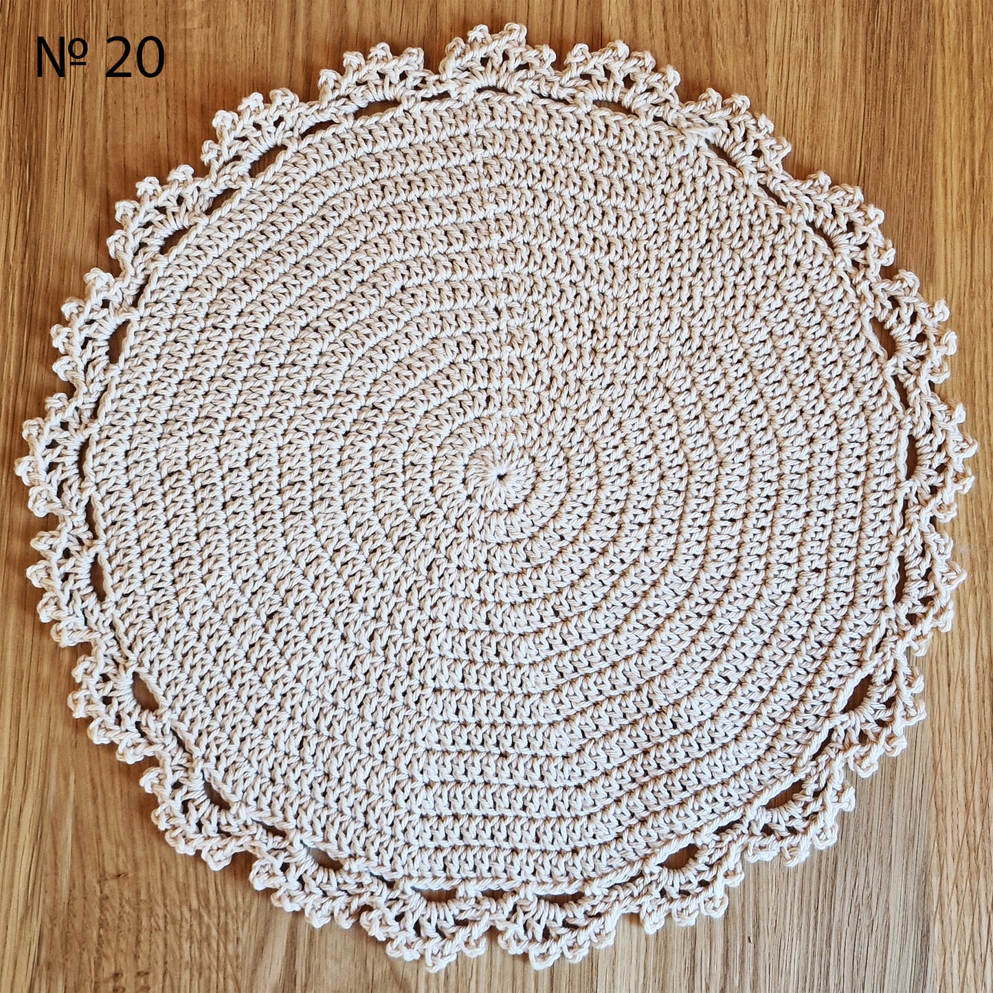 🍽️ N°20 Crochet Placemat