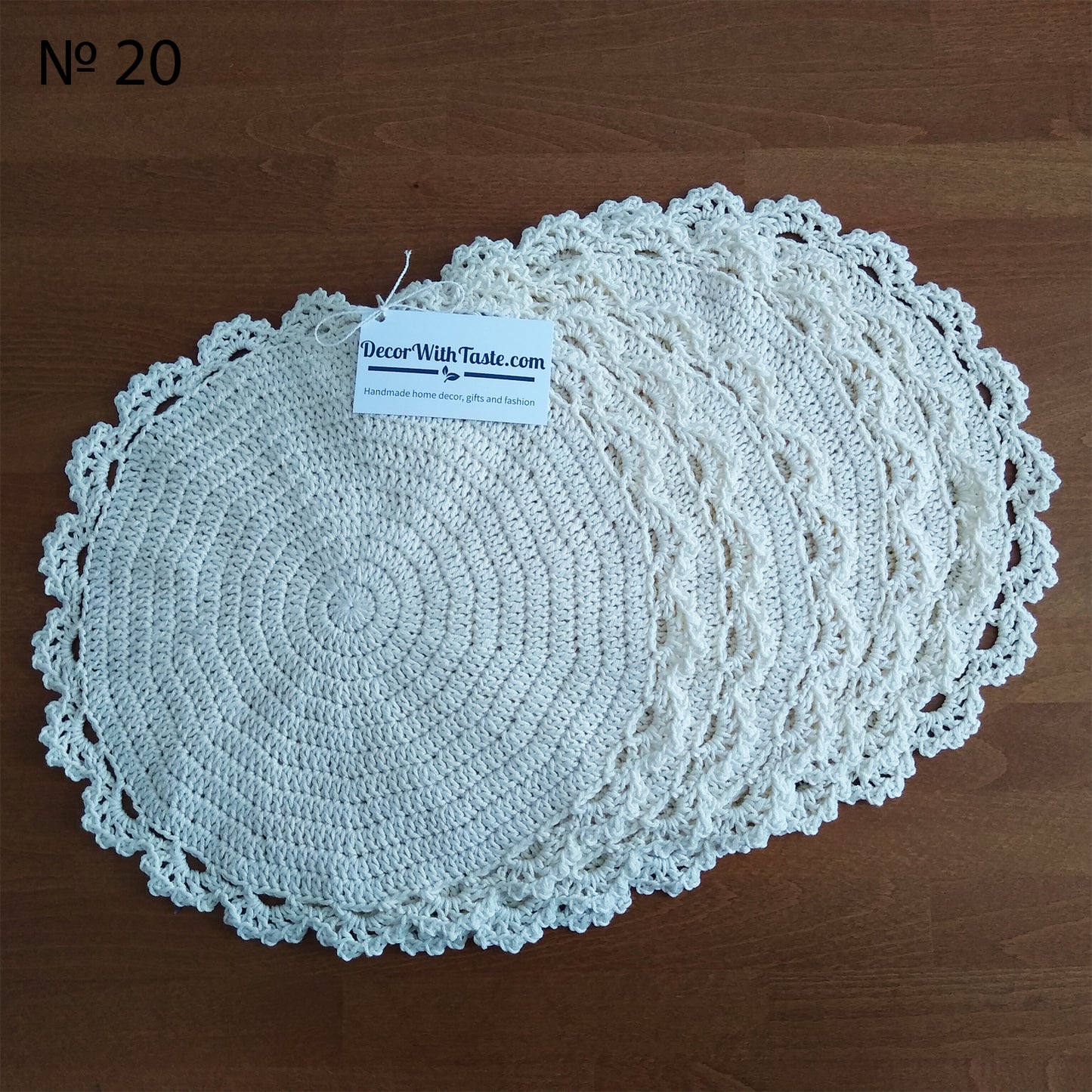 🍽️ N°20 Crochet Placemat