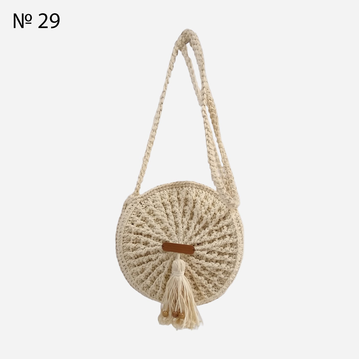 👝 №29 Crochet Round Handbag