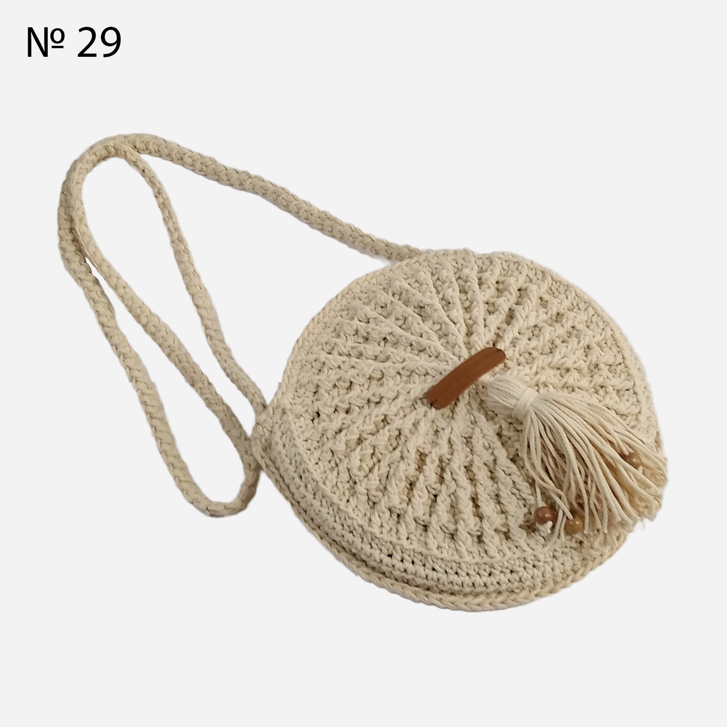 👝 №29 Crochet Round Handbag