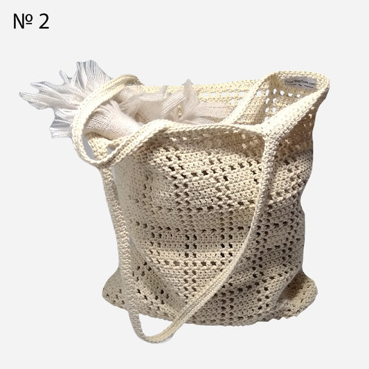 🛍️ N°2 Shopper Bag with Pattern