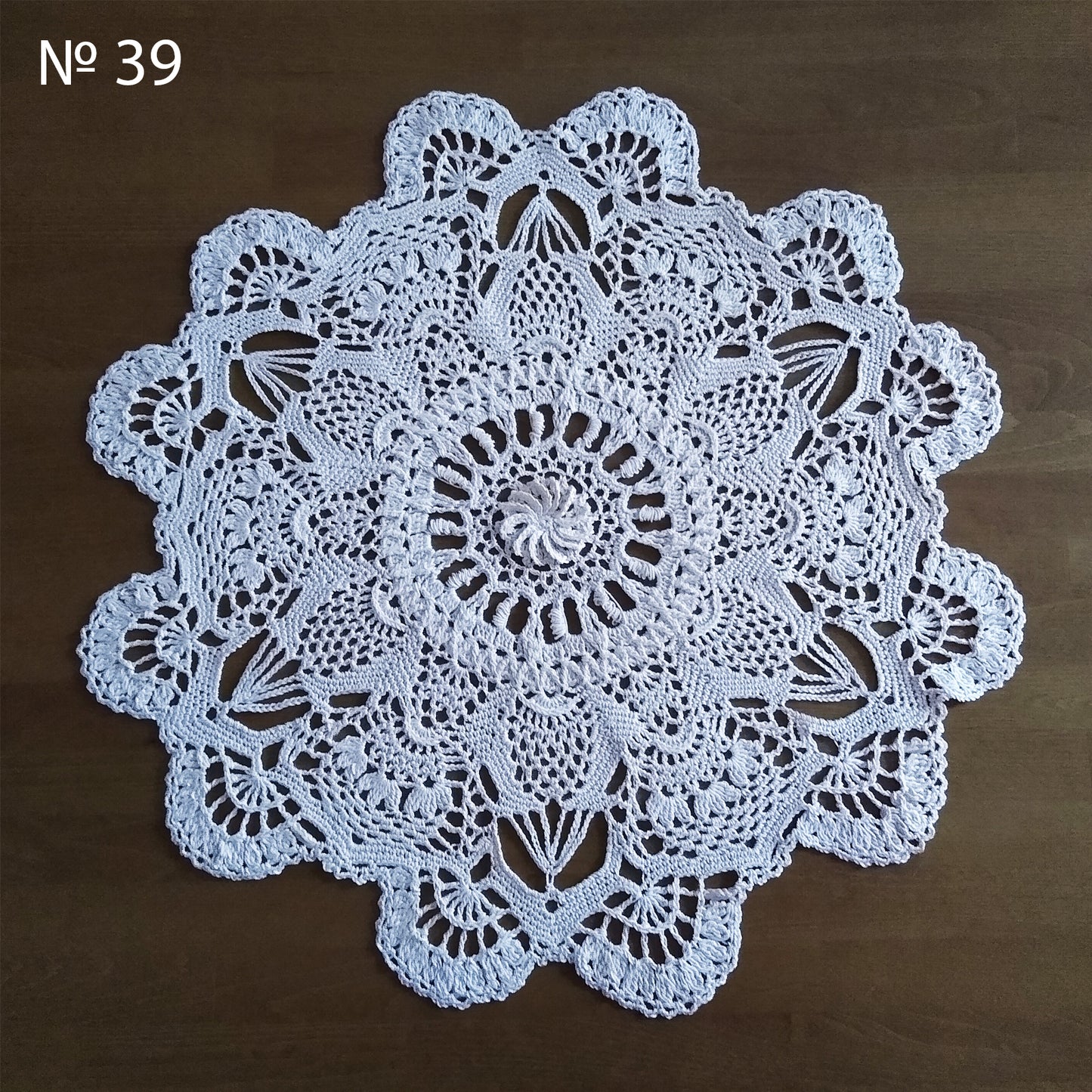 🍽️ №39 Crochet 3D Doily