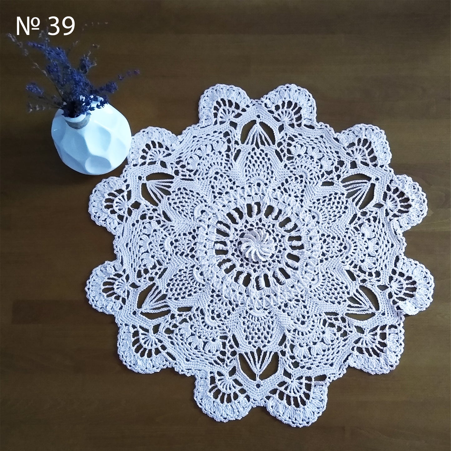 🍽️ №39 Crochet 3D Doily